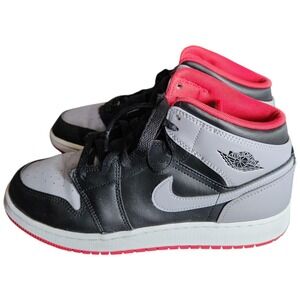 Nike Jordan 1 Mid Bred Shadow (GS) DQ8423-006 Size 7Y High Top Sneakers‎